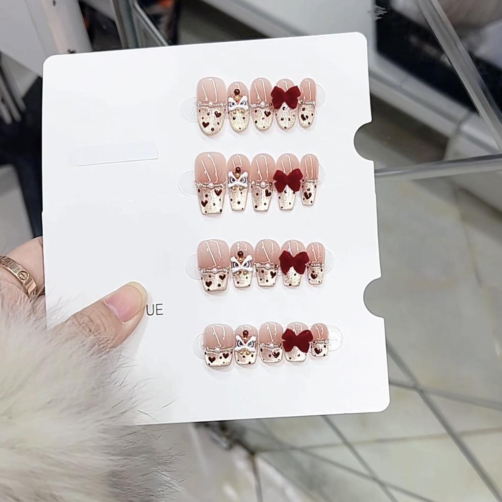 Pure Hand-made Phototherapy Wear Armor Xinyue Xingliu Finished Product Reusable Nail Art Patches