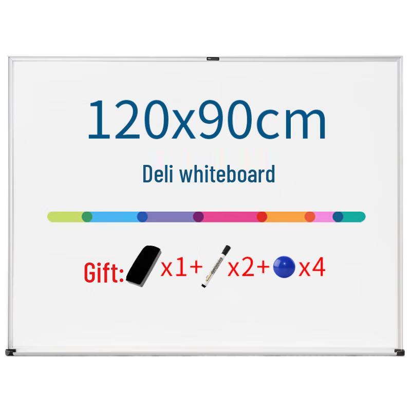 Deli Magnetic Easy-Erase Hanging Whiteboard 90x120cm