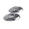 CGP CGP-6630 Stainless Steel Carbon Handle Door Lock Frame Cover Door Lock Pin Trim