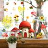 Creative Mushroom House Bedroom Living Room Balcony Window Decoration Stickers