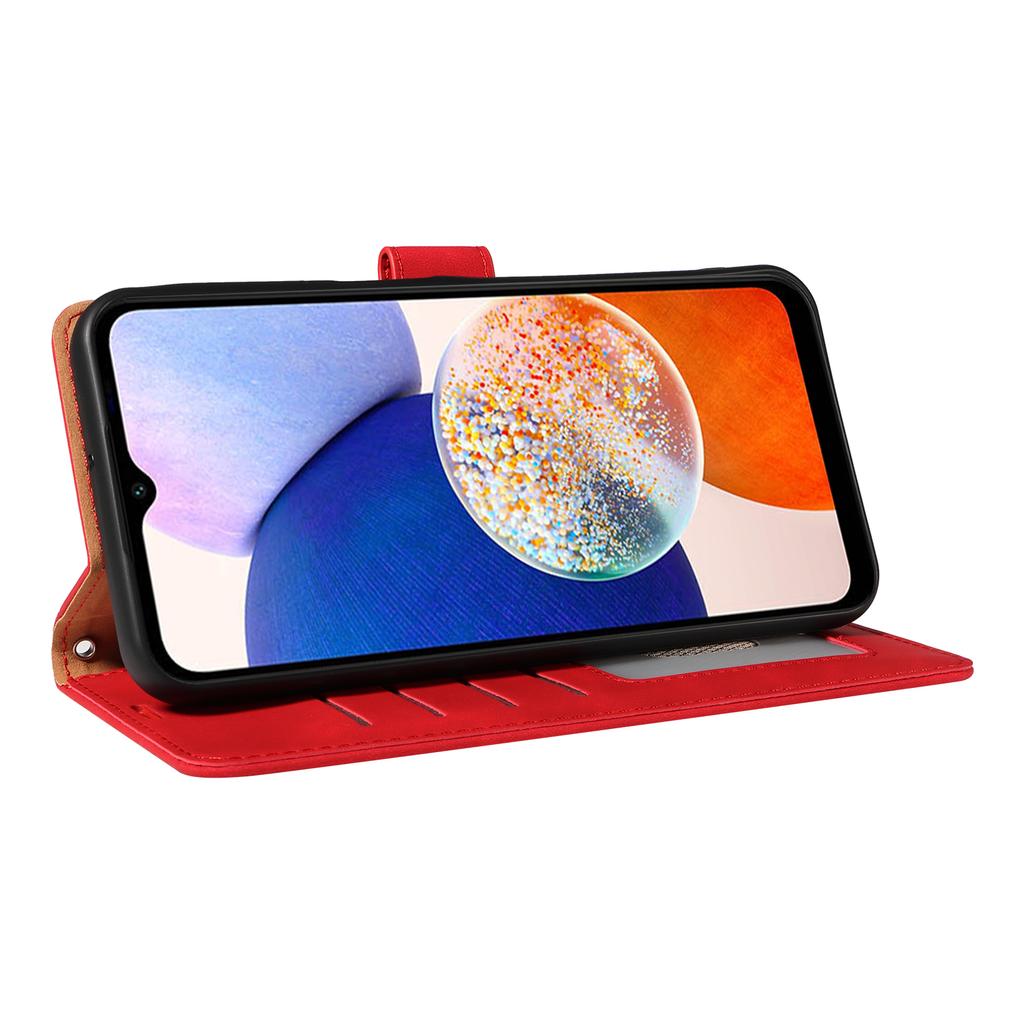 For Samsung Galaxy A15 4G/5G Case with Thickened Strap RFID Blocking Wallet Stand Leather Flip Phone Cover