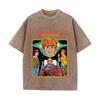 2026 Vintage Gewaschen Beige Wie Man Seinen Körper Verlässt Retro Psychedelisch Cartoon Grafik T-Shirt Surreal Kinder Print Übergroß Streetwear