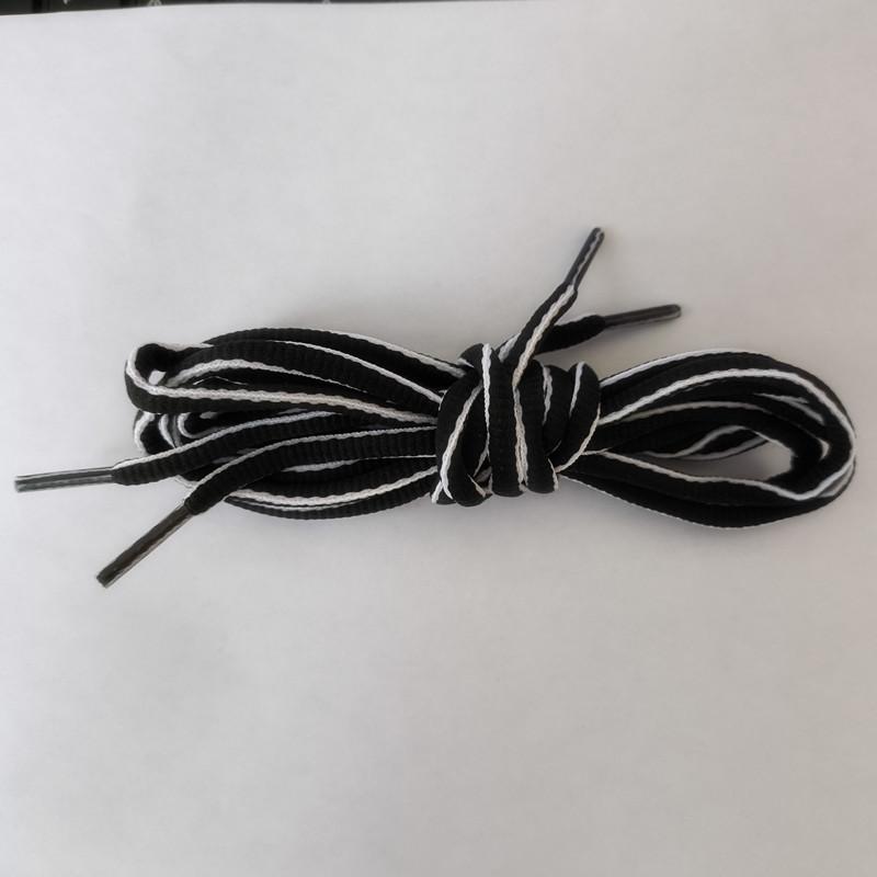Personality Shoelace Two Dimensions White Black Shoelace Rope Casual Shoelace Sports Strap Shoes Canvas Shoe Laces
