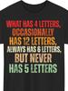 Funny Grammar Pun T-Shirt Suitable for Grammar Teachers & Language Learners, Casual Crew Neck Short Sleeve Shirt with Puns, Machine Washable Gift for 