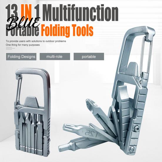 Portable All-purpose Tool Outdoor Multi-Tool 12-In-1 Multi-purpose Screwdriver Bottle Opener Phone Rust-proof Mini