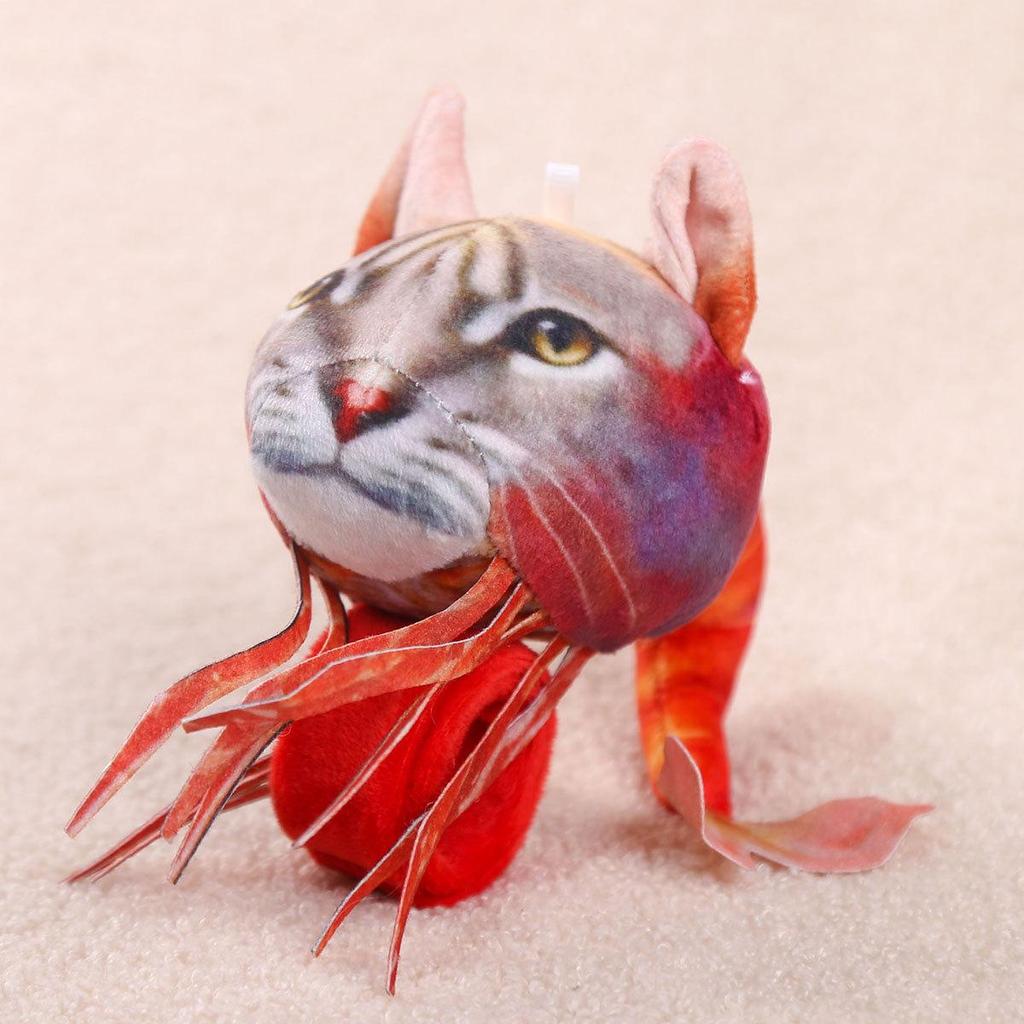 AI Klassiska Berg och Hav Gränsöverskridande Plysch Pinne Figur Nyckelring Hänge