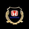 H 2pcs Car Door Projector Lamps Welcome Shadow Lights For Honda Civic Fit Jazz Accord HRV CRV City Passport Pilot Vezel stickers TP6