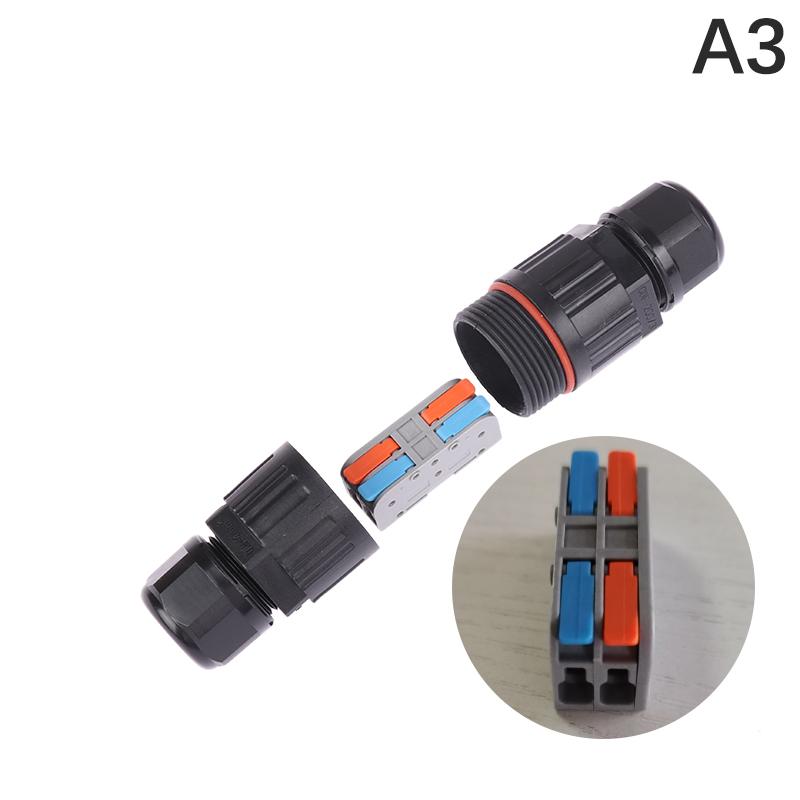 Ip68 Cable Waterproof Joint Wire Quick Connection Waterproof Connector 2/3Pin Solderless Lamp Wiring Outdoor Rainproof Terminal