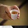 Gold Thread Porcelain Gongfu Tea Cup - Traditional White Ceramic for Home Use