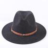 Popular European and American High-end Wool Top Hat, Men's and Women's Fashion Versatile Elegant Top Hat Jazz Hat