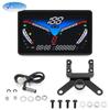 Motorcycle LCD Screen Instrument Otorcycle Electronic Dashboard Moto Speedometer Water Temperature Odometer with Sensor Bracket