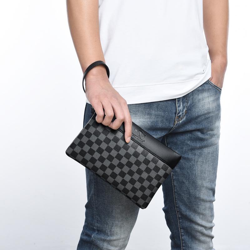 2024 Trendige Herren-Handclutch - Modische lässige Umschlag-Handtasche