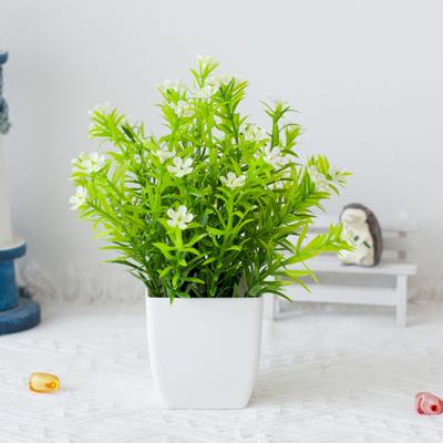 Simulationspflanze, attraktiv, ohne Bewässerung, ästhetische Kunstpflanze, Desktop-Herzstück, künstliche Bonsai-Kunstpflanze, Heimdekoration