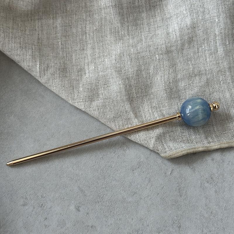 

Китайский стиль Винтажные палочки для волос для женщин и девочек Модные металлические заколки для волос в форме палочек для еды Булавки Ювелирные изделия Аксессуары для волос синий