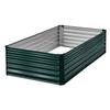 Galvanized Raised Garden Bed, 2030 x 1020 x 460 mm, Rectangular Metal Planter Box Kit Outdoor, Rustproof Elevated Planting Box with Gloves, Alu-Zinc,