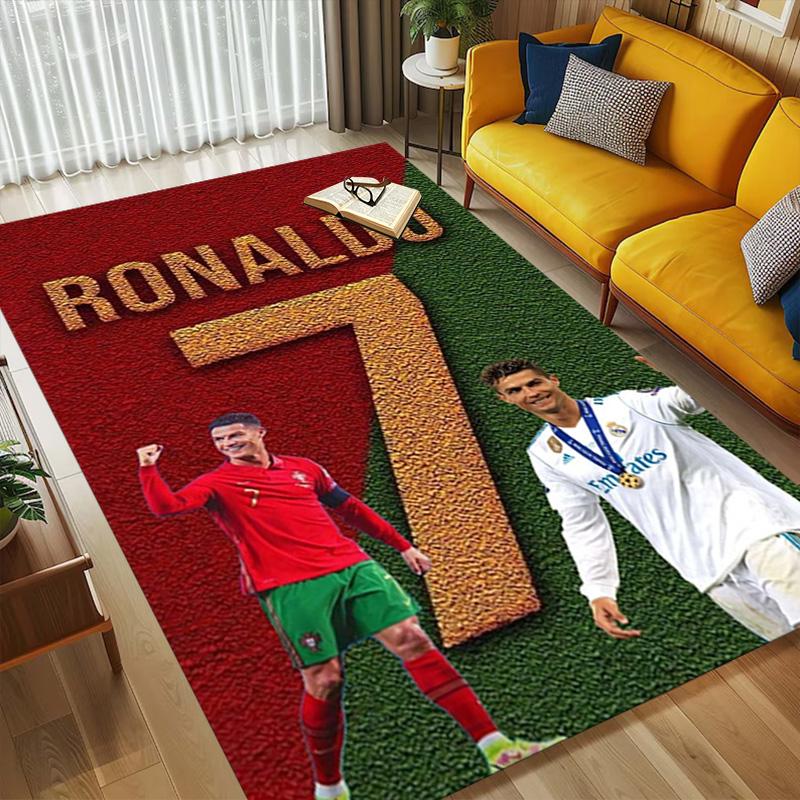 Ronaldo Living Room Nonslip Area Rug Soft Carpet For Bedroom Game Playroom Sofa Office Home Decor Doormat Christmas Gift C926400