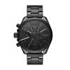 Diesel MS9 Chronograph Stainless Steel Watch, One Size, Black - Dz4537
