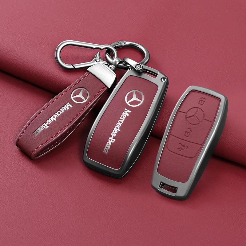 SUG2   Key Fob Cover for Mercedes Benz A B C E S Class W204 W205 W212 W213 W176 GLC MAYBACH Keyless Soft Case