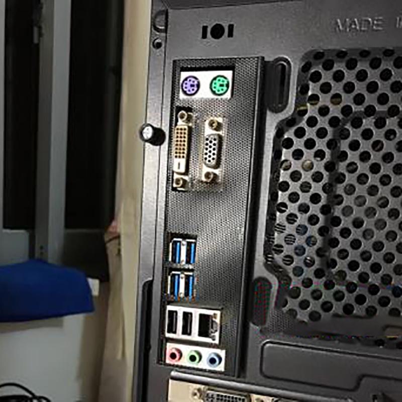 5 szt. Filtr przeciwpyłowy z PVC Uniwersalna płyta tylna DIY do obudowy komputera I/O
