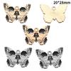 10pcs Enamel Charms Halloween Black Skull Butterfly Charms Pendant Designer CharmsFit Jewelry Making DIY Jewelry Findings W345