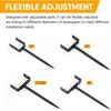 2 Pack Rainwater Downspout , Downspout Adapters, Adjustable Size,  Proof Anchors for Pipe Support, Easy to Install