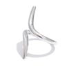 Yhpup Stainless Steel Adjustable Minimalist Ring 16K Gold Platinum Color PVD Plated Smooth Metal Daily Wear Casual Jewelry Gift