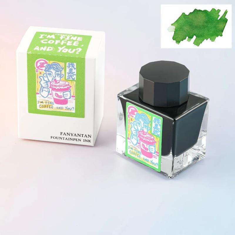 Winter Limited FANGYANGTAN 20 Colors 50ml Sheen Fountain Pen Ink Non-Carbon for Glass Dip Pen Stationery School Supplies