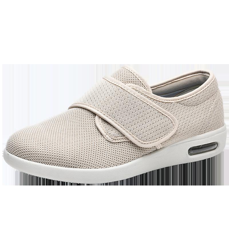 

Модная обувь для пожилых людей, большого размера и ширины, обувь для ходьбы, регулируемая 52