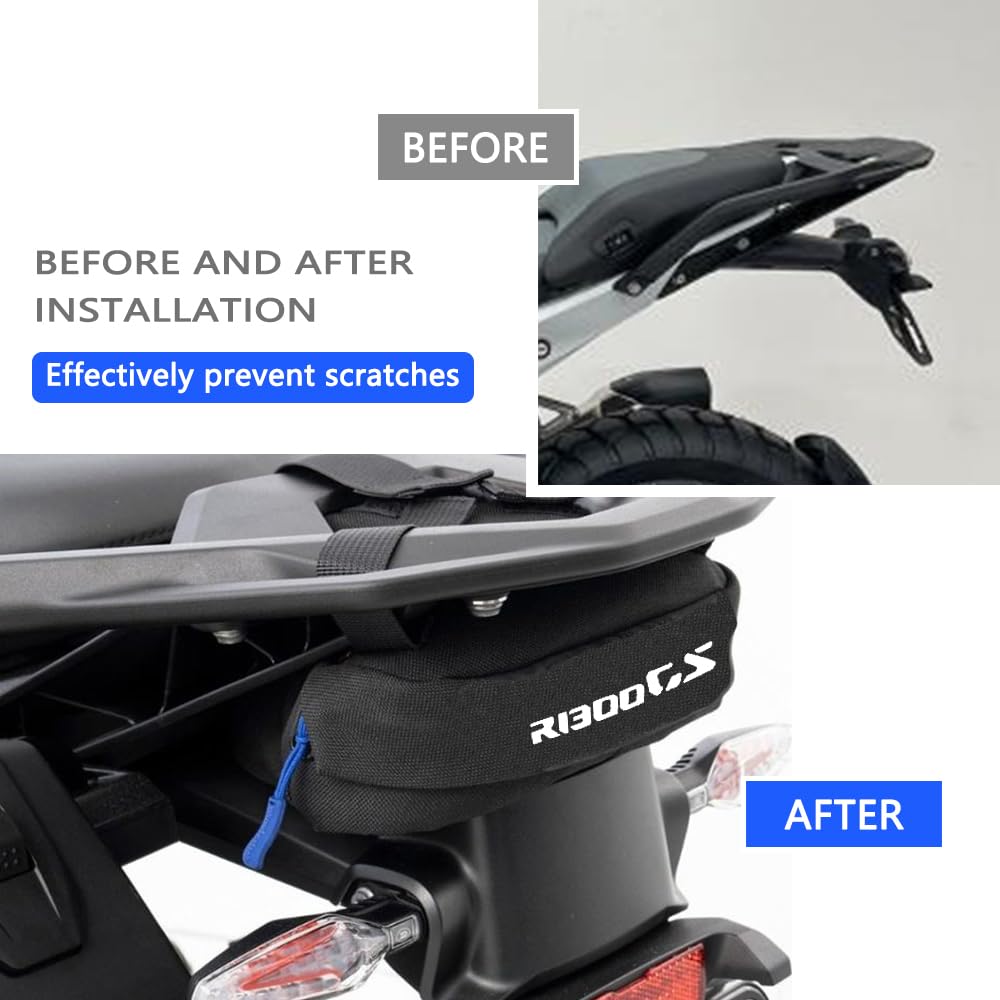 FOR R1300gs R1300GS R 1300 GS New Motorcycle Accessories for R1300 GS Nylon Black Waterproof Tail Bag Back Seat Bag Rear Duffle Bag R1300gs
