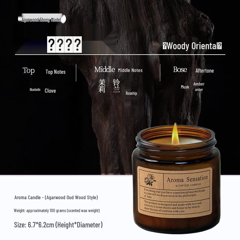 100g High-End Scented Candle for Emergency, Bedroom, Birthday, Disaster Prevention with Essential Oil Fragrance.