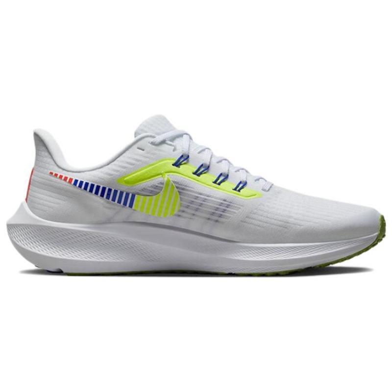 Nike Air Zoom Pegasus 39 Prm White Volt Racer Blue Sneakers DX1627-100