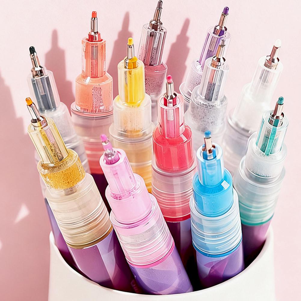 Manicure Painting Pen 12 Color Super Fine Nail Art Liner Dotting Brush Nail Art Accessories Drawing DIY Painting Drawing Tools
