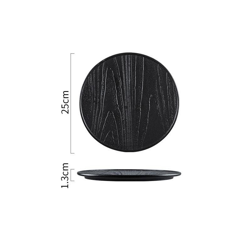 

Креативная плоская керамическая тарелка с неровной текстурой, ресторанная тарелка для пасты, десерта, тарелка для сашими, специальная посуда для молекулярной кухни