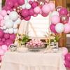 Wedding Pink Balloons Garland Pastel Pink White  Rose Gold Balloon Arch Kit Baby Shower Gender Reveal Birthday Party Decoration