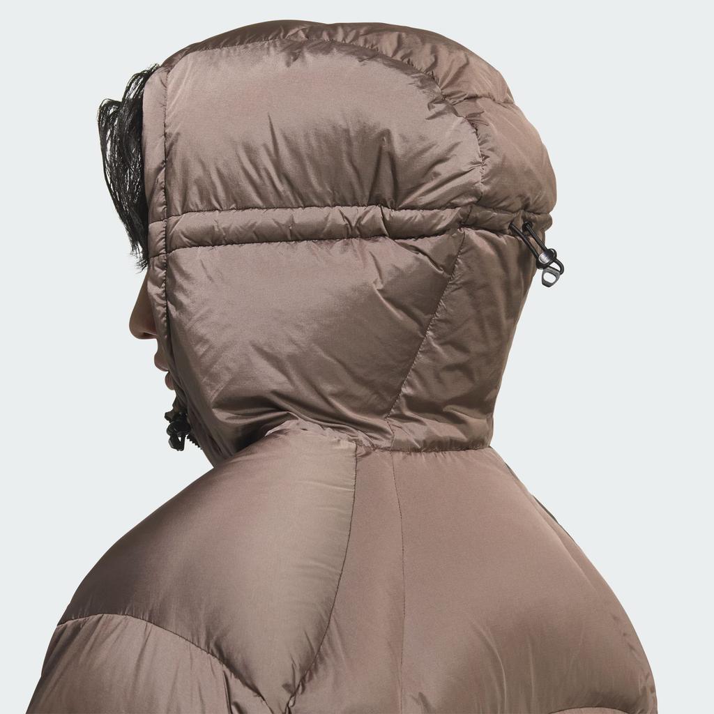 Adidas Originals Puffy Down Jacket Warm Sports Loose Duck Down Hooded Puffer Coat Men Jackets KS6080