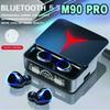 M90 TWS Bluetooth Gaming Earbuds, Wireless 3D Surround Sound with Touch Control & Mic for Mobile PC Gaming