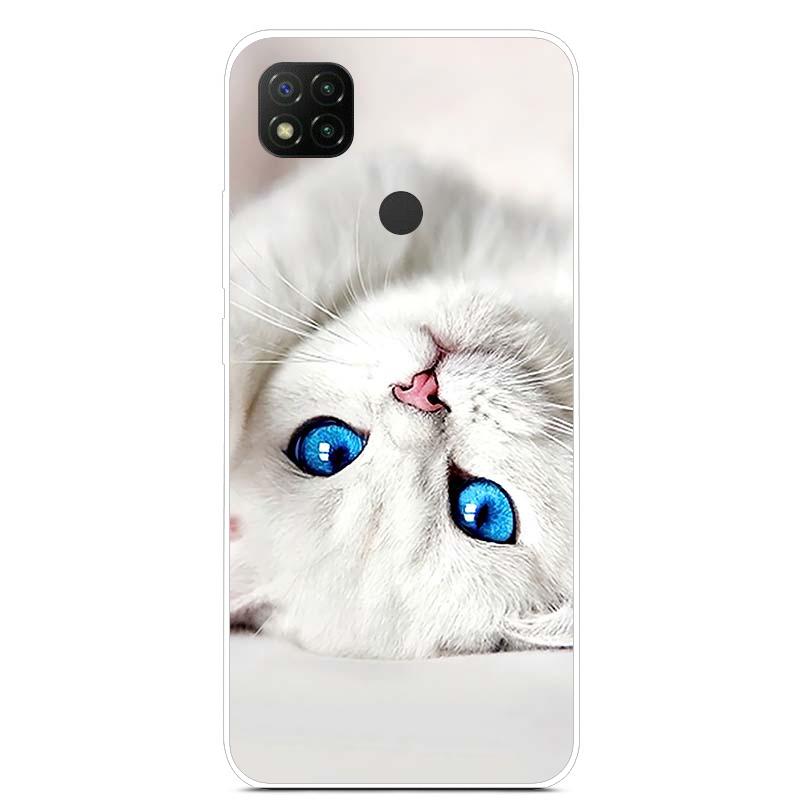 

Милый чехол с изображением ромашки для Xiaomi Redmi 9C, тонкий чехол из ТПУ для Xiaomi Redmi 9C 9 C, NFC Funda PocoC3, мягкий бампер Poco C3