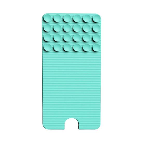 Selfie Grip for Smartphone Silicone Phone Stand with Suction Cups, Foldable Flexible Desk Desktop Dock Holder Tablet Laptop, Convertible Travel Mirror