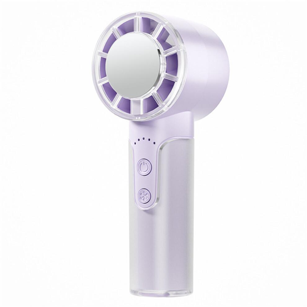 Foldable Handheld Fan Cooling Fan Suitable for Outdoor-Purple