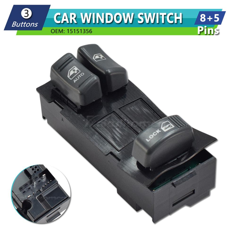 15151356 15151362 Car Electric Power Master Window Switch Button For Chevrolet Blazer Suburban S10 Tahoe For GMC Jimmy C1500