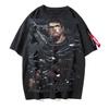 Berser Cosplay Anime Manga Streetwear T-Shirt Tee Unterhemd Polyester Schwarz