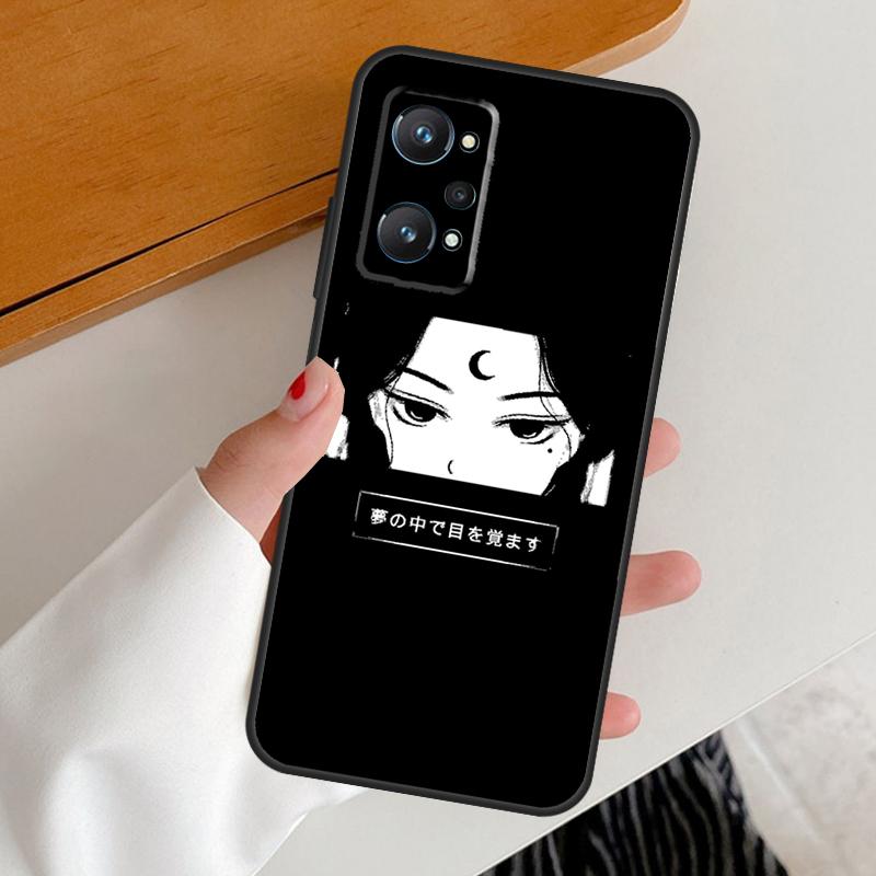 Japanese Anime Aesthetic For Realme 15 Pro GT7 GT6 10 11 12 13 14 Pro Plus C67 C63 C61 C55 C51 C53 C35 C75 C65 Case