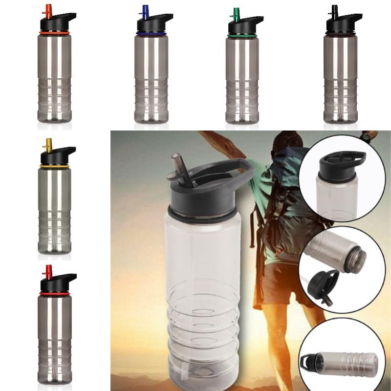 Creative Plastic Sports Cup With Handle And Straw Mouth For Eco-friendly Drinking