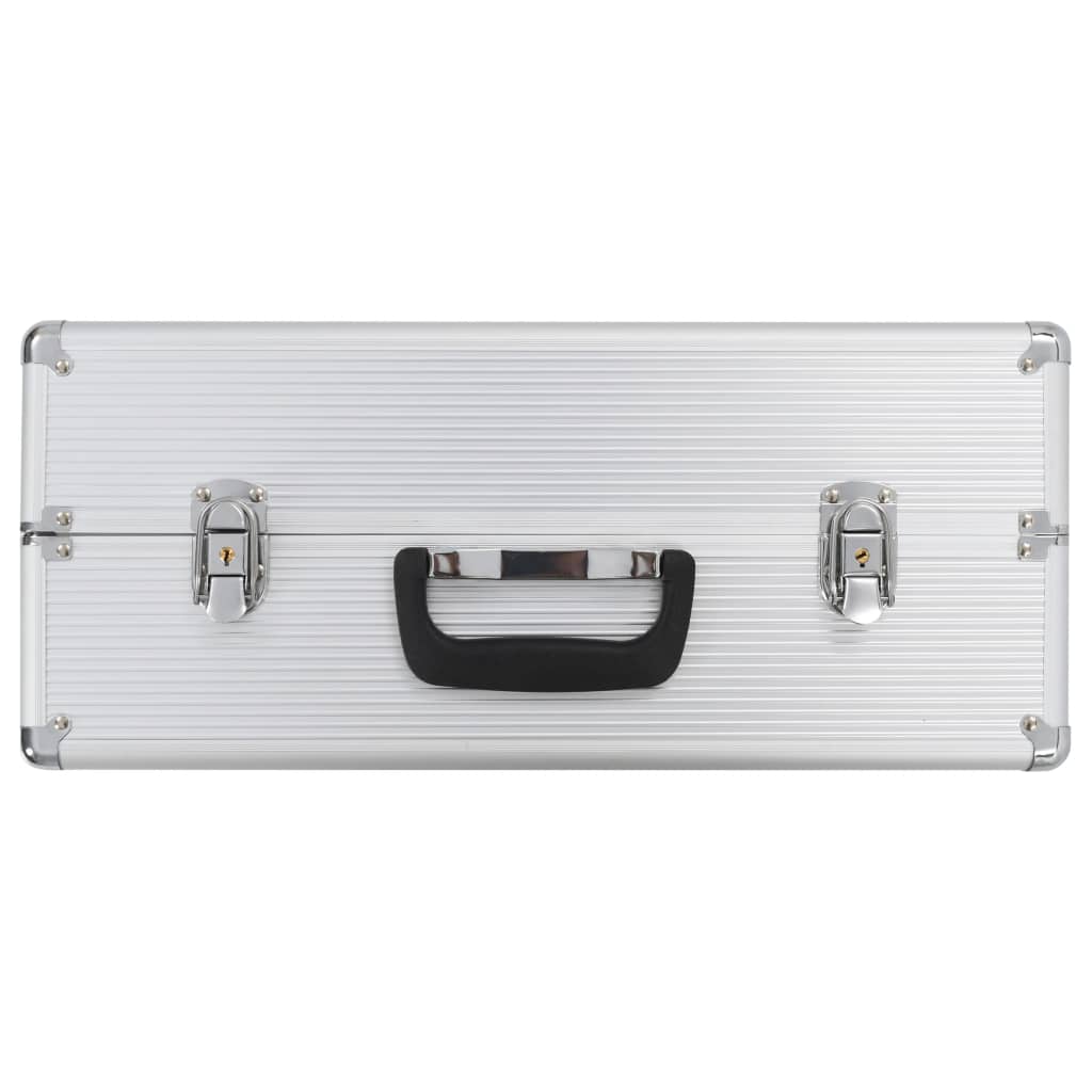 Tool Box 47 x 36 x 20 cm Silver Aluminum