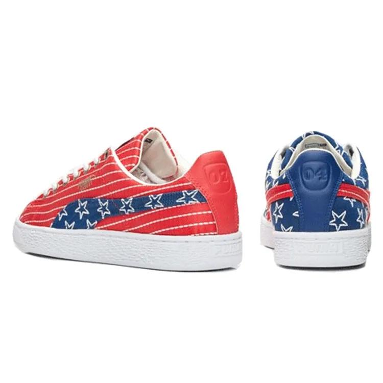 Puma Basket Classic '4th Of July' (Unisex) Toreador / Blue Depths Skate Shoes 364778 01