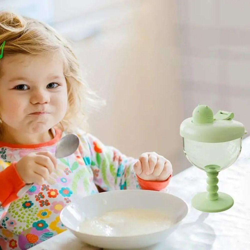Leak-proof Learning Drinking Cup Plastic Goblet Cup Cute High-heel Cup For Toddlers