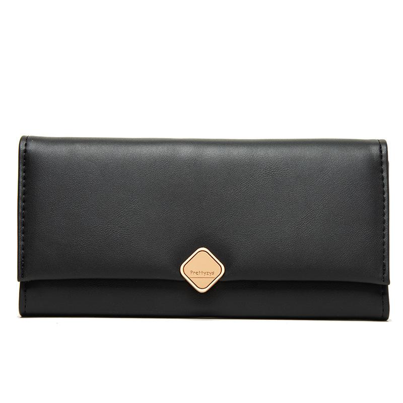 Women's Light Luxury Minimalist Style Clutch, Long Wallet, Card Holder, Leather Clip, Coin Purse