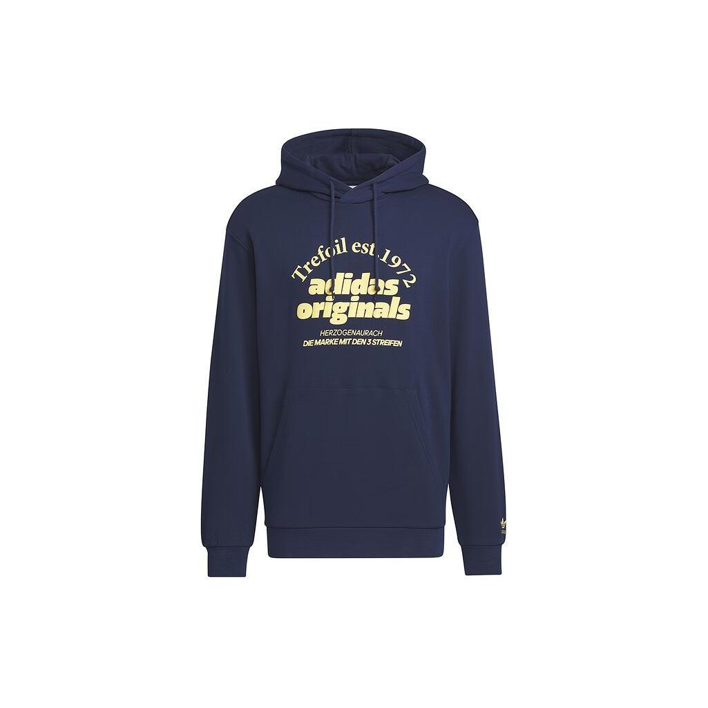 adidas Originals Graphic Hoodies Asia Sizing Navy Men s JE3487 M