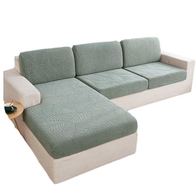 1/2/3/4 Seater Waterproof Jacquard Fabric Sofa Seat Cushion Cover Velvet Anti-Slip Furniture Protector Pet Kids Stretch Washable Sofa Cover