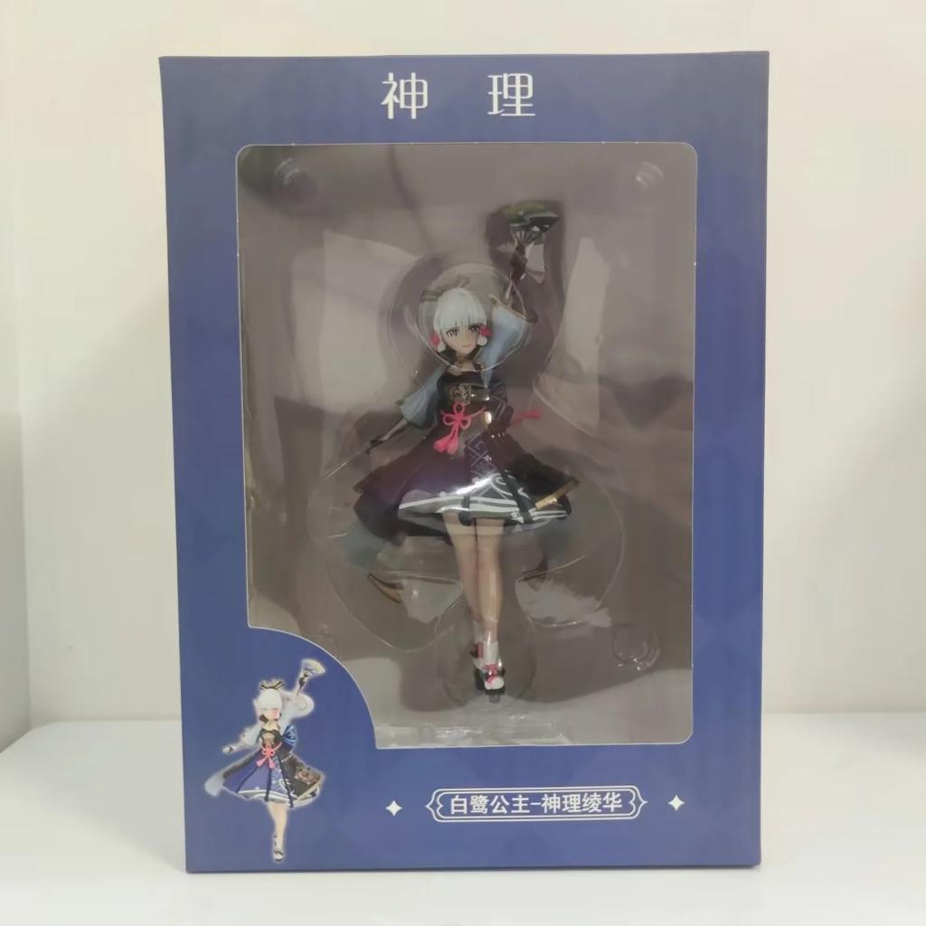 23cm Anime Genshin Impact Yae Miko Anime Figure Kamisato Ayaka Action Figurine Beelzebul Raiden Shogu PVC Statue Model Doll Toys